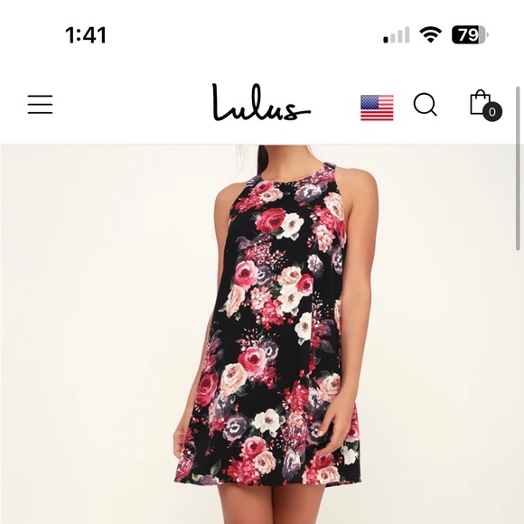 Lulus Like New Floral Swing Dress - Picture 6 of 7